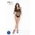 Passion BS035 - mrežasti body s naramenicama (crni) - S-L