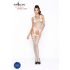 Passion BS038 - cik-cak mrežasti set (bijeli) - S-L
