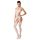 Passion BS053 - set sa halterima od mrežastog materijala (bijela) - S-L