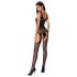 Passion BS057 - cik-cak mrežasti set (crni) - S-L