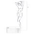 Passion BS060 - rombo uzorak mrežasti set (crveno) - S-L