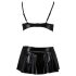 Passion Deby - grudnjak s mini suknjom (crna)
