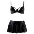 Passion Deby - grudnjak s mini suknjom (crna)