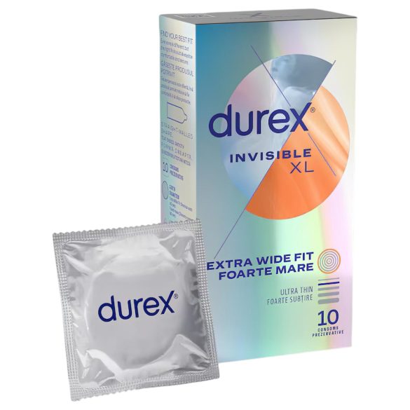 Durex Invisible XL - ekstra veliki kondom (10 kom)