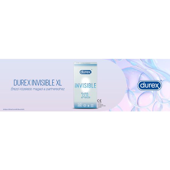 Durex Invisible XL - ekstra veliki kondomi (10 kom)