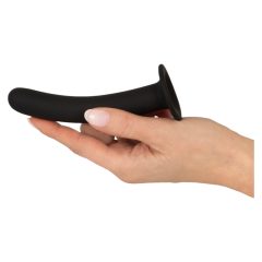   Feel the Magic Shiver - savitljivi silikonski analni dildo (crni) - u torbici