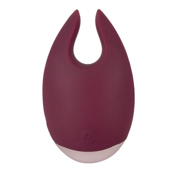 Feel the Magic Shiver - punjivi vibrator za klitoris (bordo) - u torbici