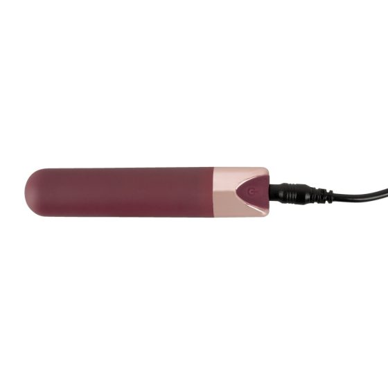 Feel the Magic Shiver - bežični stick vibrator (bordo) - eko pakiranje