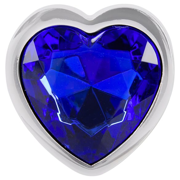 Magic Shiver - metalni analni čep sa kamenom - plavi