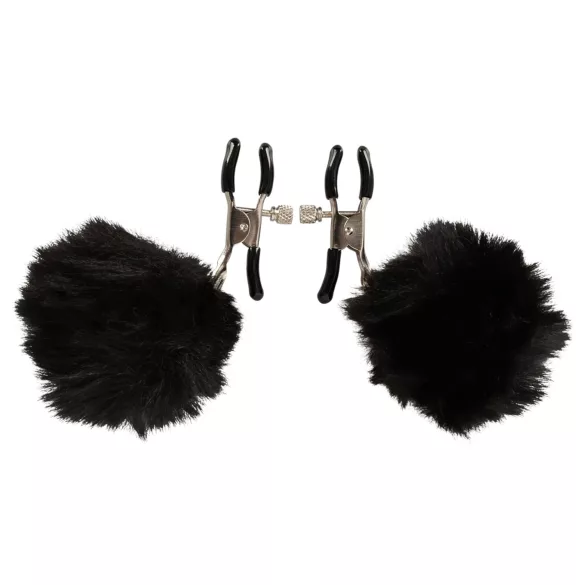 Magic Shiver - štipaljke za bradavice - crne - ekološko pakiranje