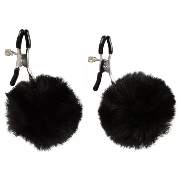 Magic Shiver - štipaljke za bradavice - crne - ekološko pakiranje