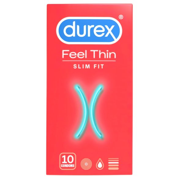Durex Feel Thin Slim Fit - prirodan osjećaj kondomi (10 komada)