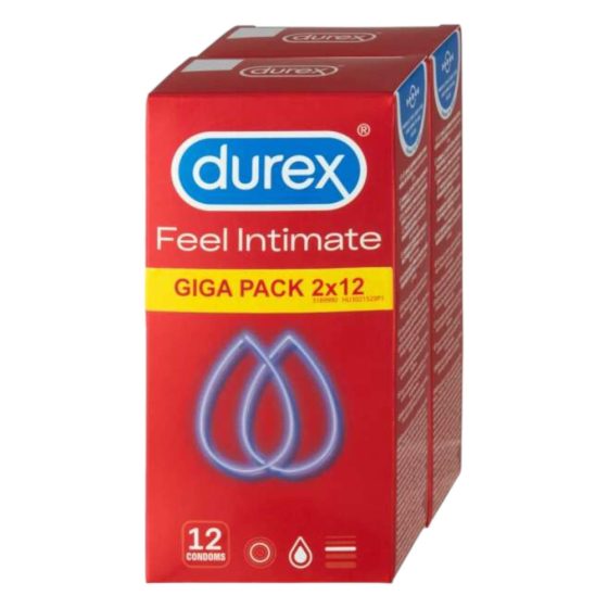 Durex Feel Intimate - pakiranje kondoma tankih stijenki (2x12kom)