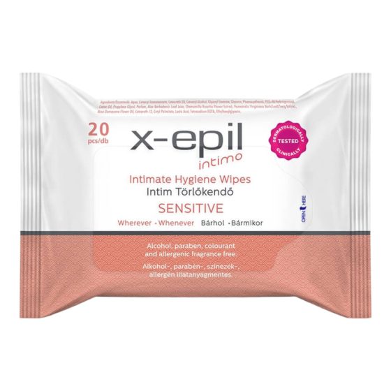 X-Epil Intimo Sensitive - intimne maramice (20 kom)