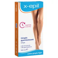 X-Epil - valjak set za depilaciju - žuta