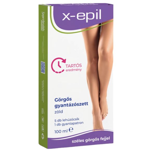 X-Epil - Valjak za depilaciju - zeleni set