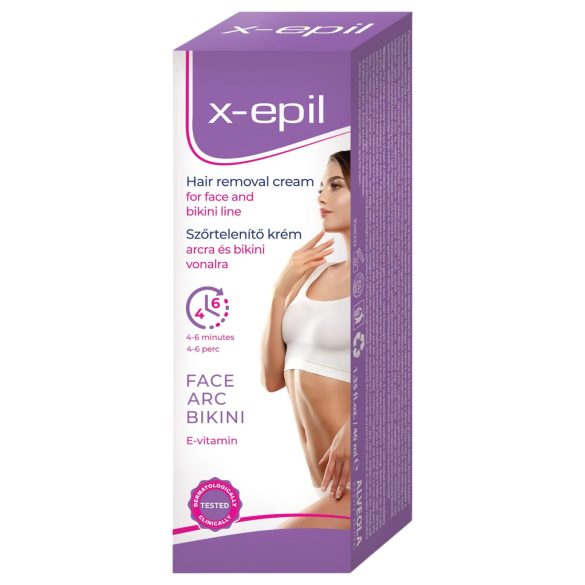 X-Epil - krema za uklanjanje dlačica na licu/bikini liniji (40 ml)