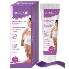   X-Epil - krema za uklanjanje dlačica za lice/bikini zonu (40 ml)