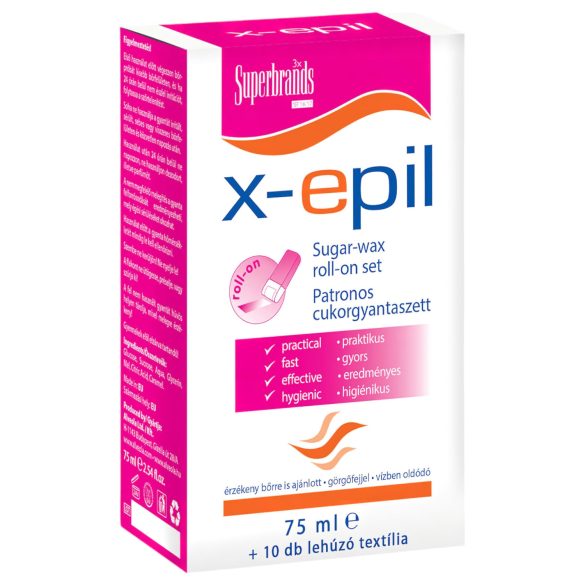 X-Epil - set za depilaciju šećernom pastom u patronama