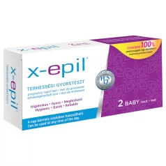 X-Epil - test za trudnoću - brzi rezultat - 2 komada