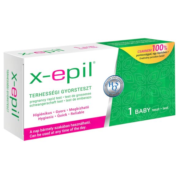 X-Epil - test traka za brzo otkrivanje trudnoće (1 komad)