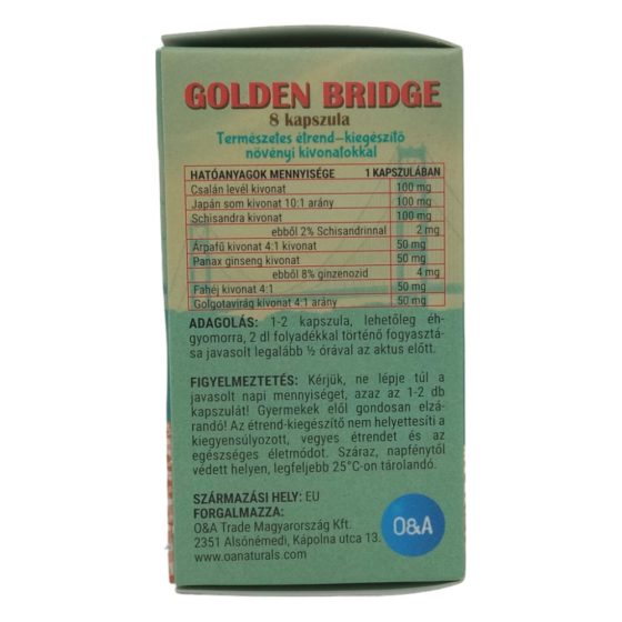 Golden Bridge - dodatak prehrani s biljnim ekstraktima (8 kom)