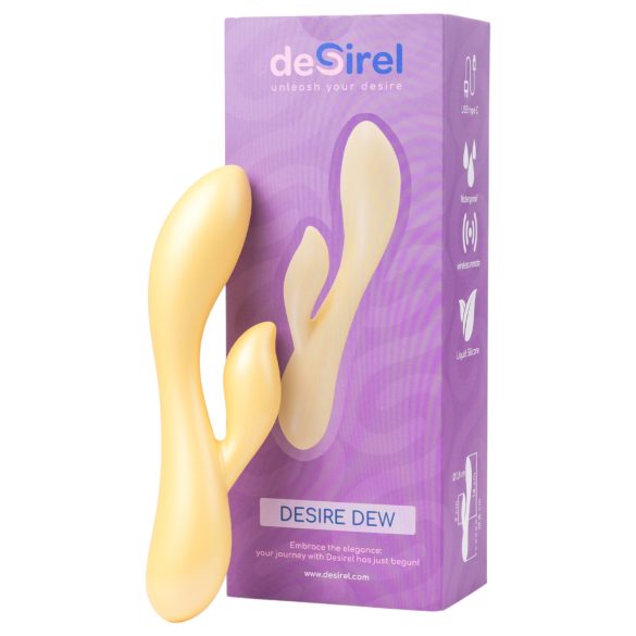 / Desirel Desire Dew - pametni vibrator s rukom za klitoris (žuti)