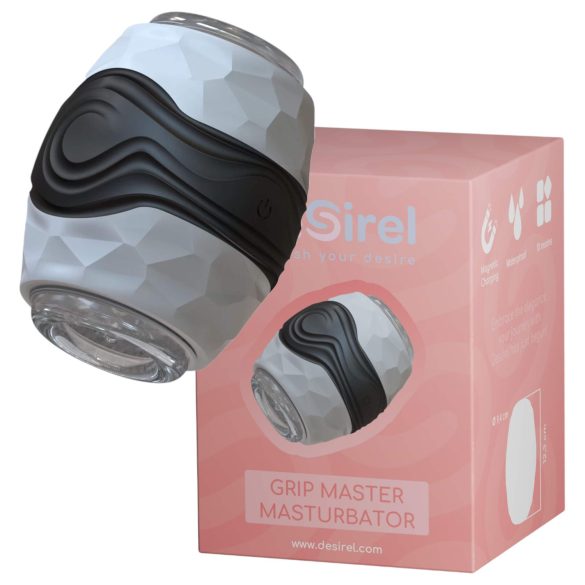 Desirel Grip Master - stimulirajući masturbator (siva)