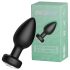 Desirel Easy Obsidian - bežični analni vibrator s radiom (crna)