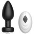 Desirel Easy Obsidian - bežični analni vibrator s radiom (crna)