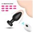 Desirel Easy Obsidian - bežični analni vibrator s radiom (crna)