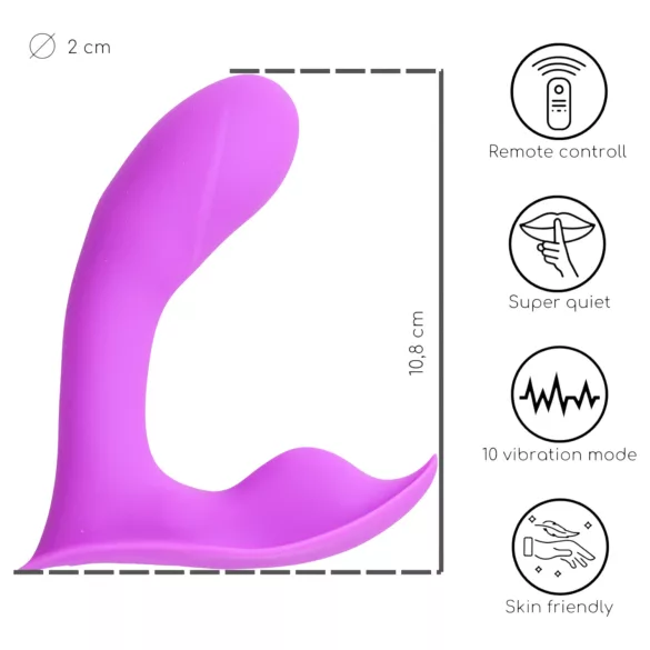 Desirel Insider - Vibrator za G-točku i prostatu - ljubičasti