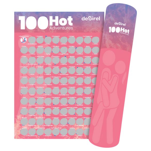 Desirel - kaparajući poster za seks poze - društvena igra