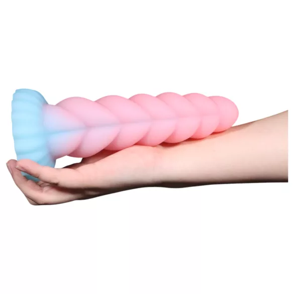 OgazR - dildo u obliku jednoroga koji svijetli - 22 cm - šareno