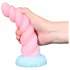 OgazR - dildo u obliku jednoroga koji svijetli - 22 cm - šareno