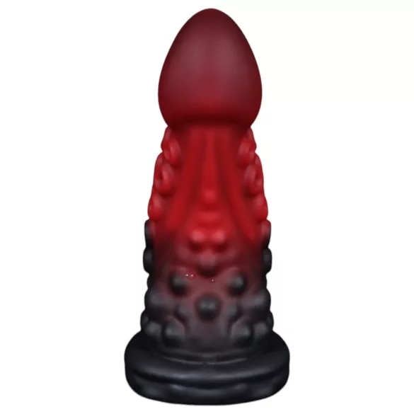 OgazR - dildo s pipcima - 19 cm - crvena