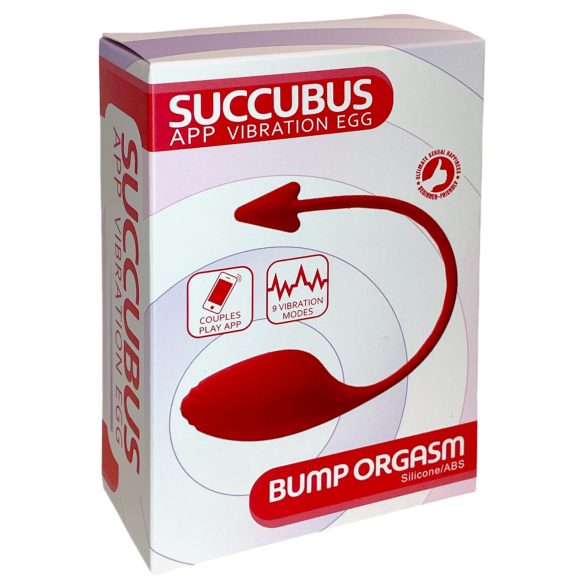 Funny Me - vibratorno jaje s daljinskim upravljačem i vrhom - crveno