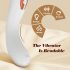 IntiGlow - LED G-točka vibrator za pomlađivanje vagine (bijeli)