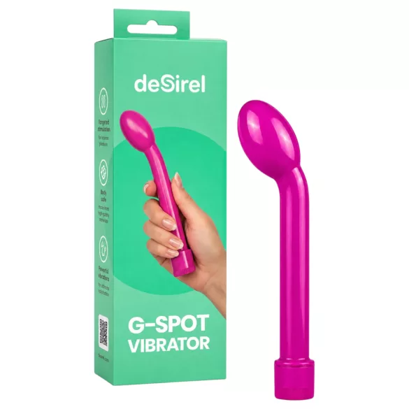 Desirel - zakrivljeni vibrator za G-točku (ružičasti)