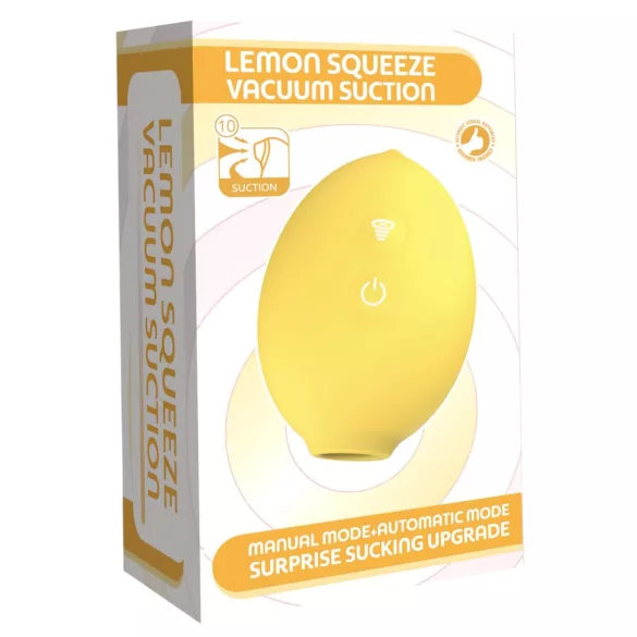 Lemon Squeeze - vibrator za sisanje klitorisa u obliku limuna (žuti)