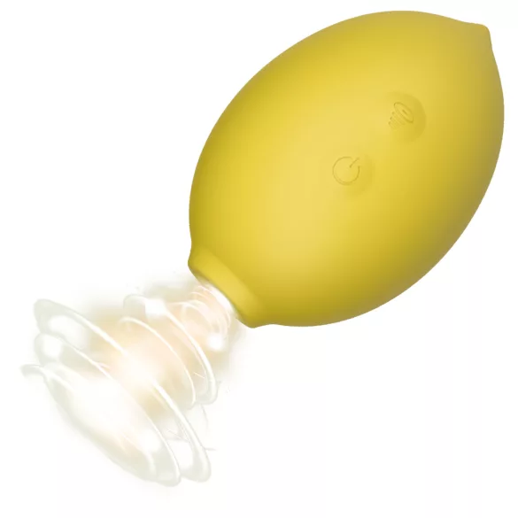 Lemon Squeeze - vibrator za sisanje klitorisa u obliku limuna (žuti)