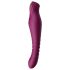 ZALO King - vodootporni silikonski vibrator s potiskom (ljubičasta)