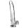 / King Cock Clear 11 - dildo s testisima (prozirno)