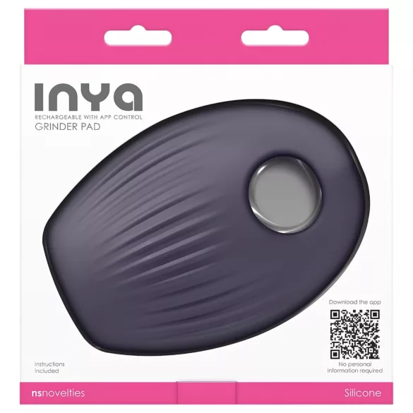 Inya Grinder Pad - vibrator jastuk - pametan - silikon - ljubičasti