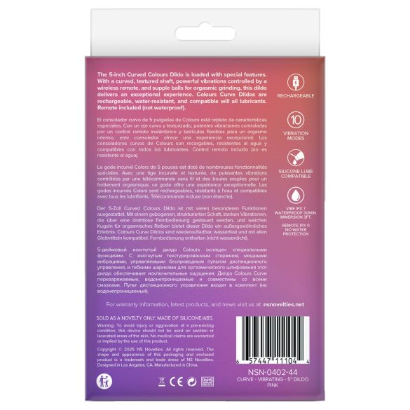 NS Novelties - 2u1 stimulator klitorisa i G-točke vibrator (rozi)