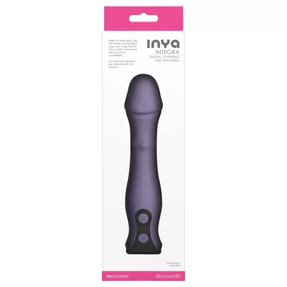 NS Novelties - vibrator s funkcijom guranja i rotacije - ljubičasti