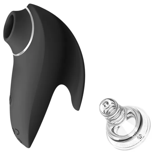 AlvUp - vibrator za stimulaciju klitorisa zračnim valovima - crna