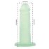 Addiction Coctails - dildo sa vakumskom čašicom (zeleno)