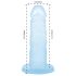 Addiction Coctails - dildo s vakumom (plavi)