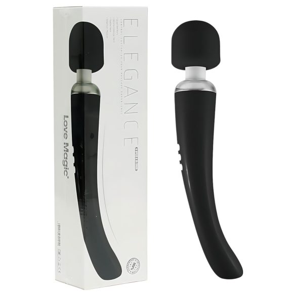 Čarolija Ljubavi Elegance - punjivi masažer vibrator (crni)